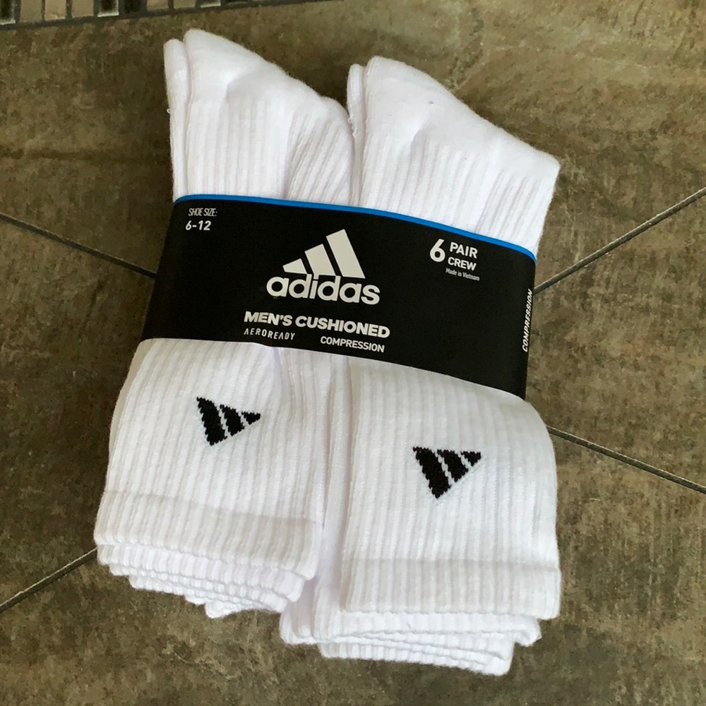 6 pairs socks set Adidas Men’s Cushioned Crew